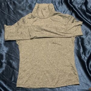 Gray Turtleneck Sweater